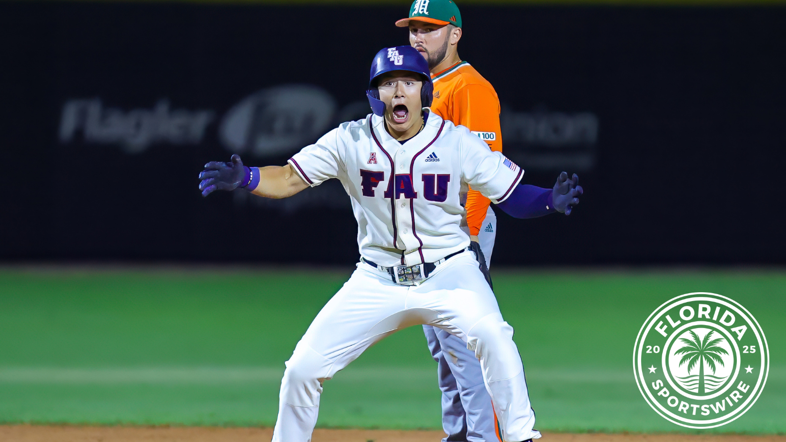 FAU Baseball Edges Miami 2-1 to Improve to 4-0